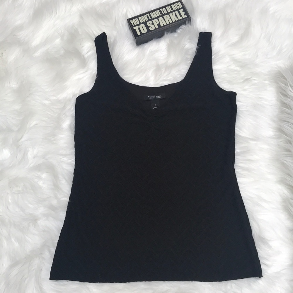 WHBM Black Top Sleeveless Size Small